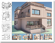 CAD-Leistungen - Architektur / Hochbau  - Gestaltung